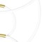 Cwi Lighting Hoops 6 Light LED Chandelier With Satin Gold Finish 1273P35-6-602-R - alternate 2